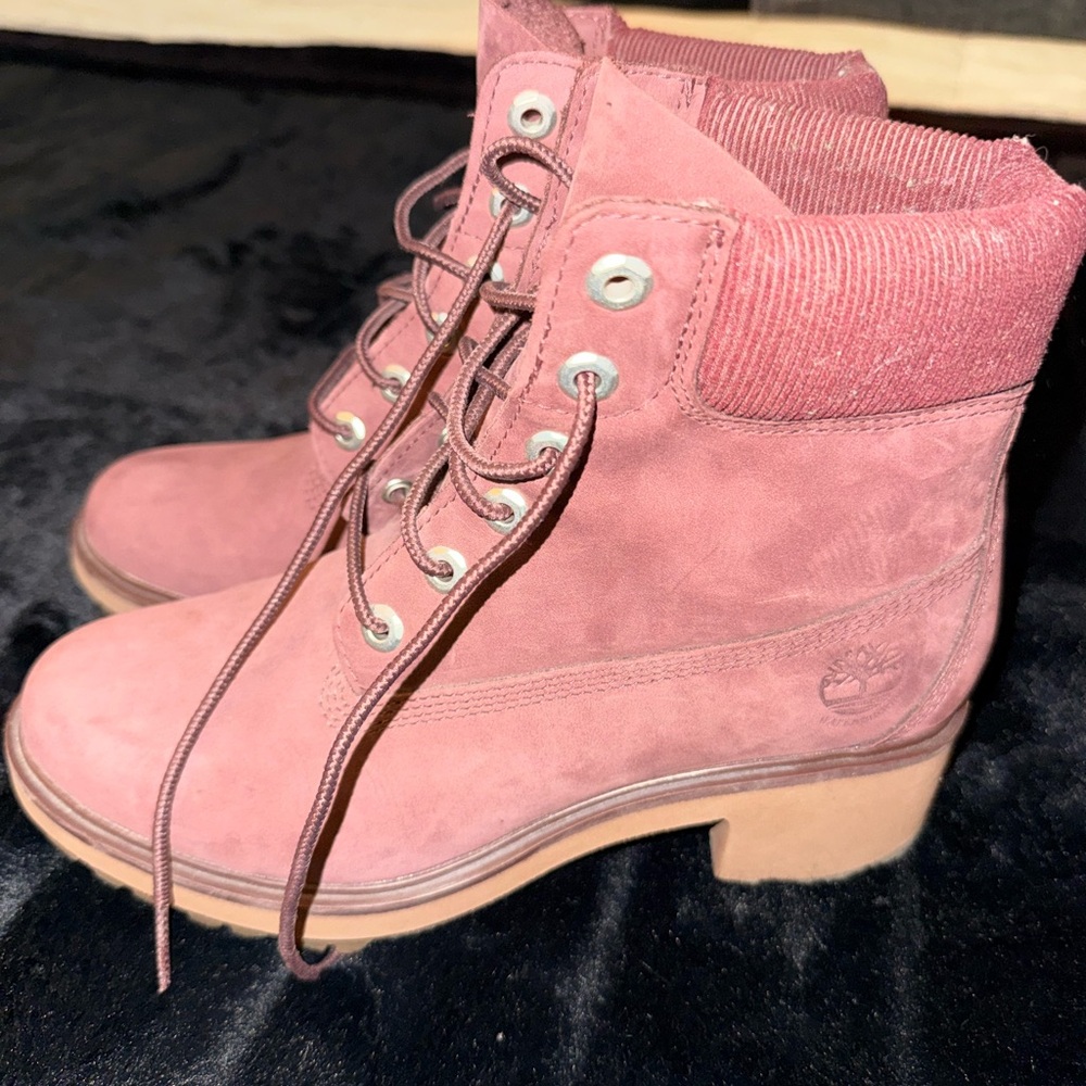 Timberland Women's Lace Up Rose Boots